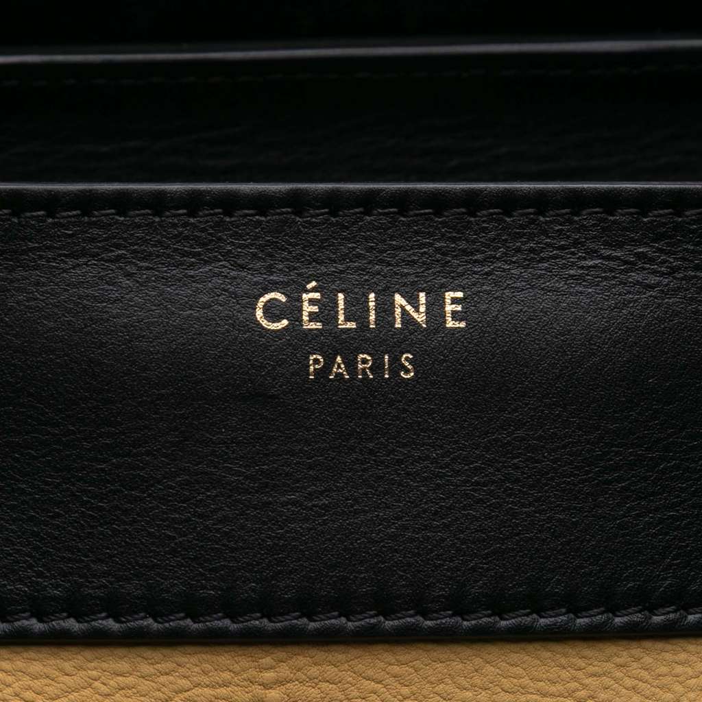 Celine Mini Tricolor Leather Luggage Tote - 5