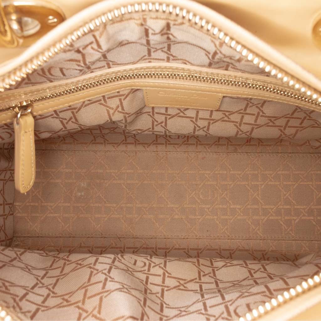 Dior Large Patent Cannage Lady Dior - 4