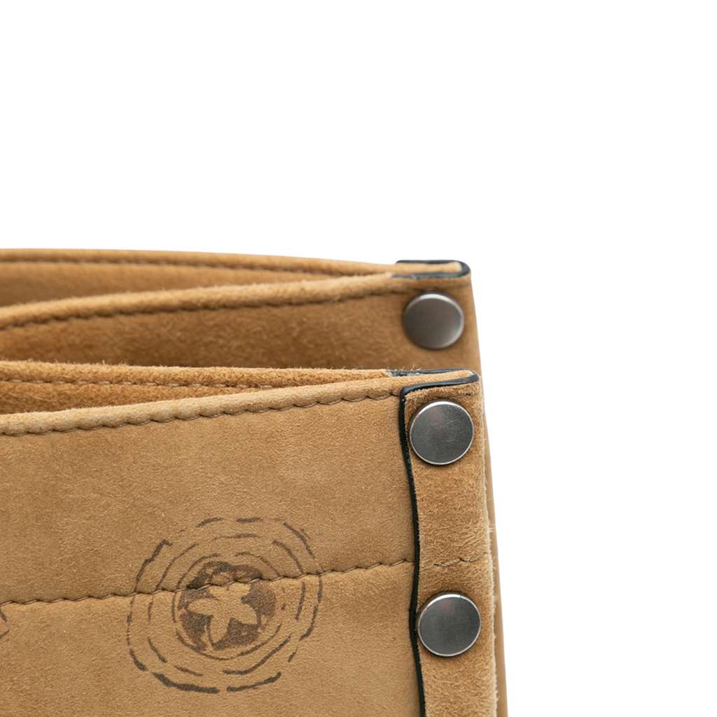 Dior Large Studded Embroidered Suede Floral Book Tote - Image 11