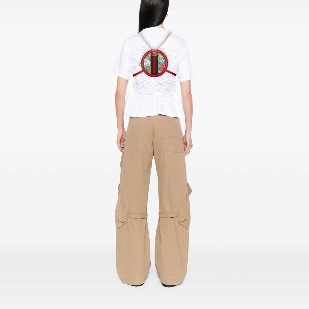 Gucci Mini GG Supreme Flora Round Ophidia Backpack - Image 13