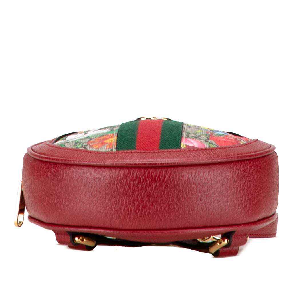 Gucci Mini GG Supreme Flora Round Ophidia Backpack - Image 6