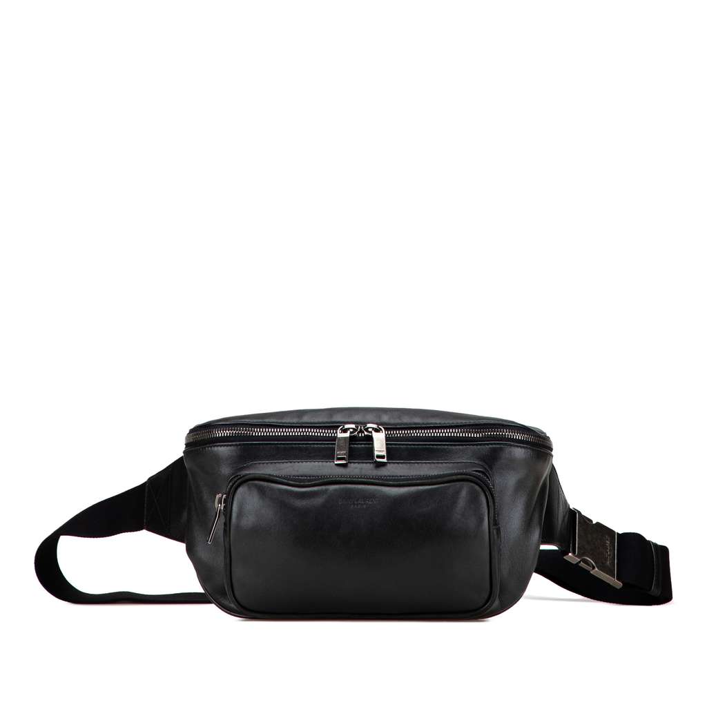Saint Laurent Lambskin Subway Belt Bag