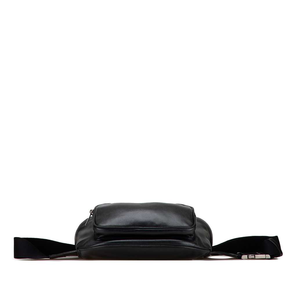 Saint Laurent Lambskin Subway Belt Bag - Image 6
