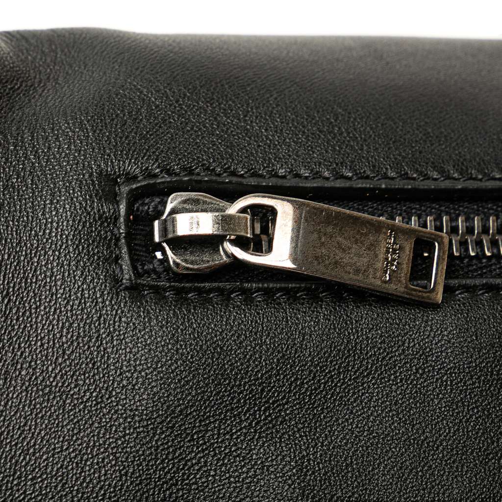 Saint Laurent Lambskin Subway Belt Bag - Image 11