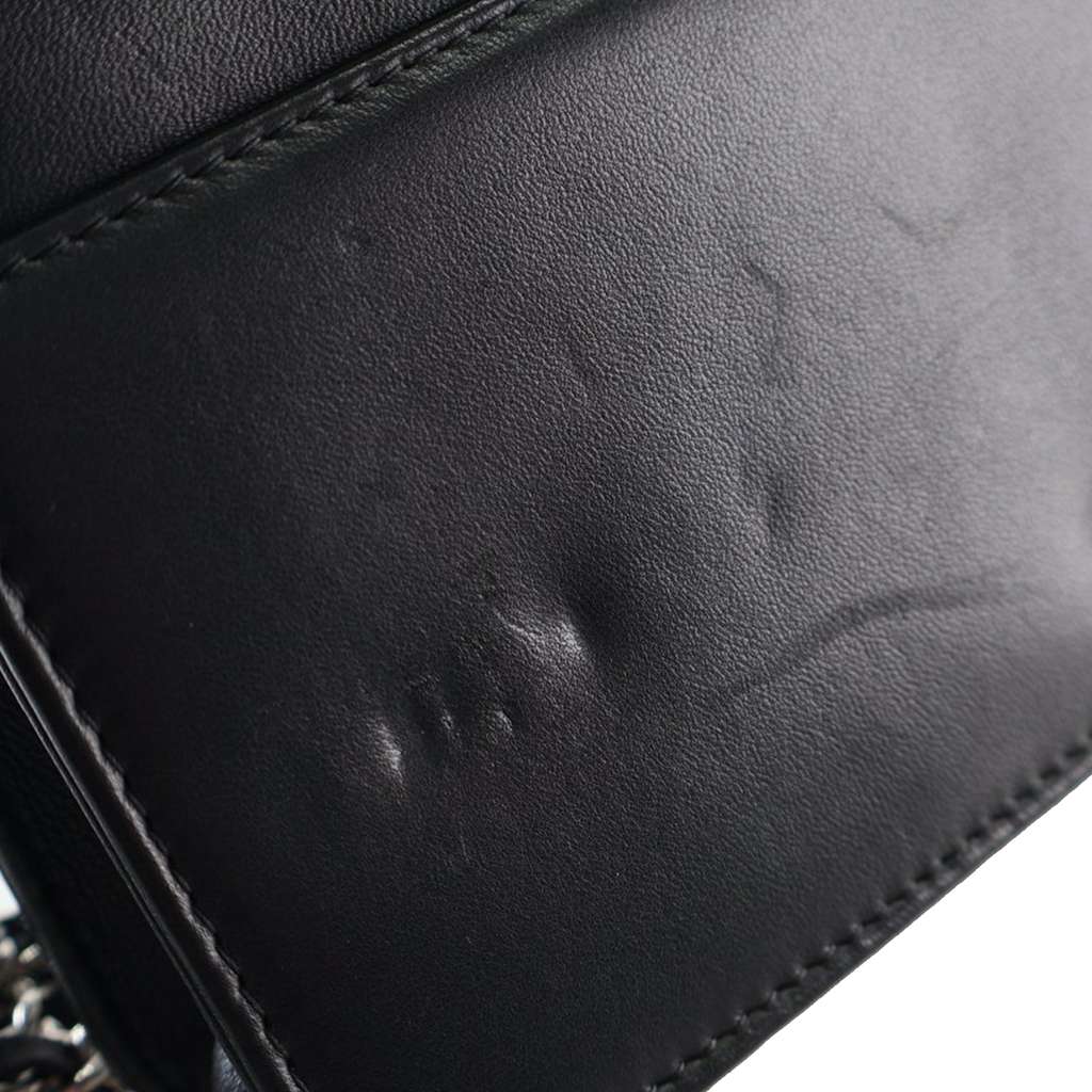 Chanel CC Quilted Lambskin Diamond Wallet On Chain - Image 13