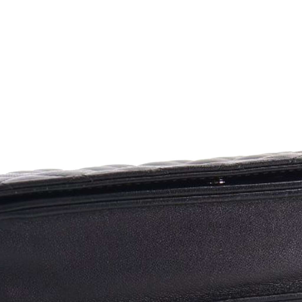 Chanel CC Quilted Lambskin Diamond Wallet On Chain - Image 16