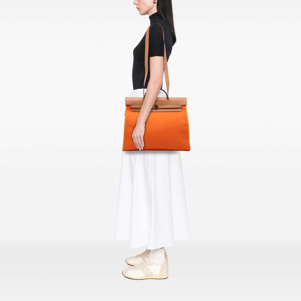 Hermès Toile Herbag Zip 39 - Image 14