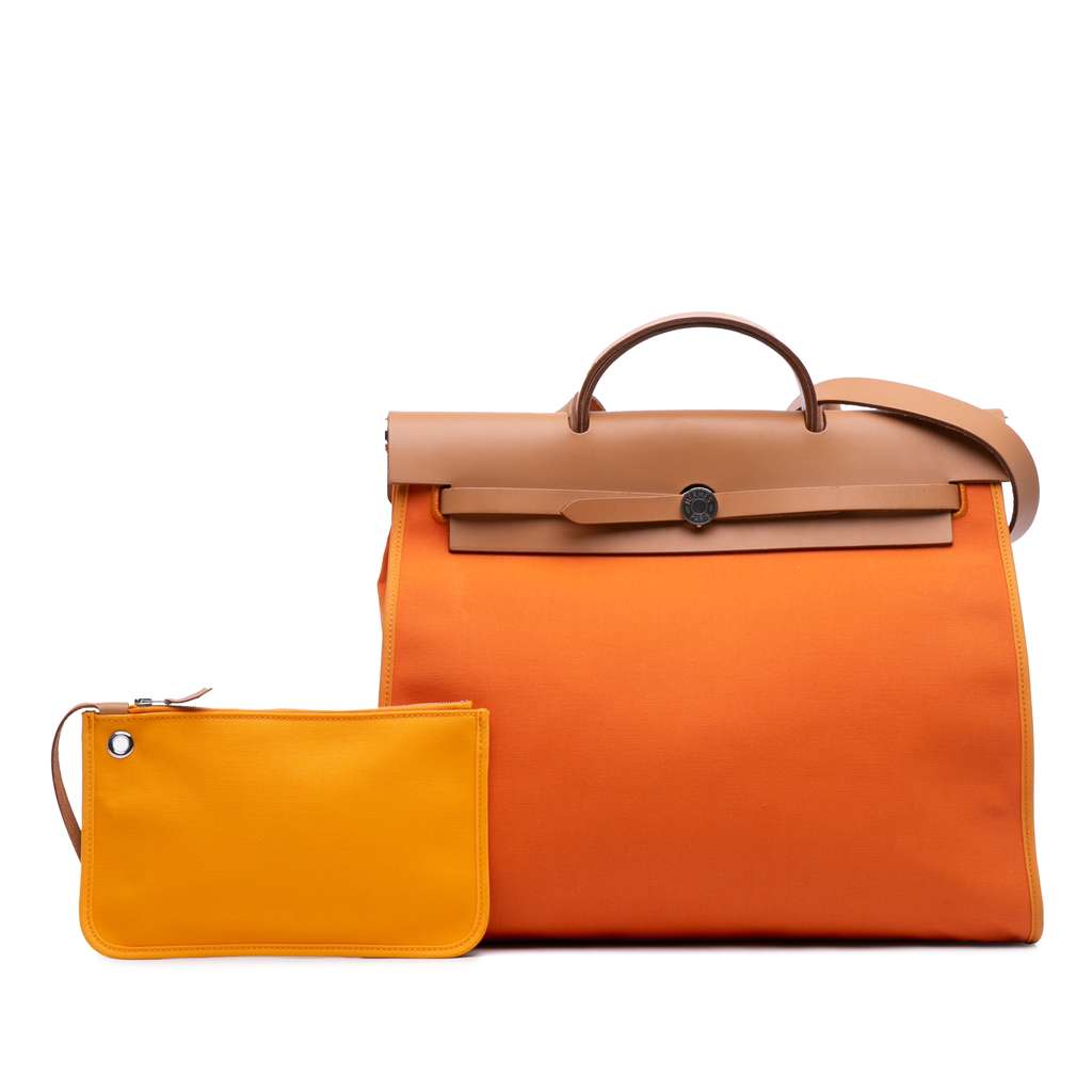 Hermès Toile Herbag Zip 39 - Image 15