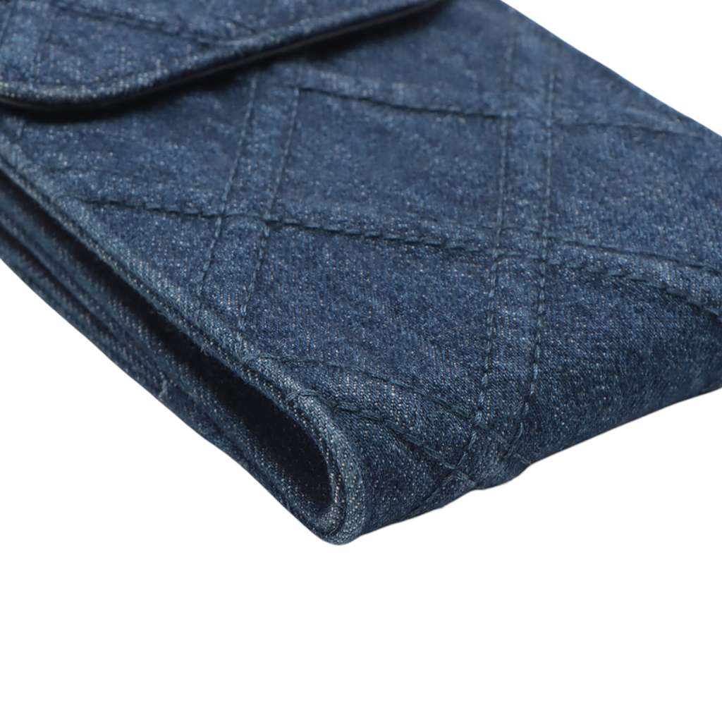 Chanel Denim 19 Phone Holder with Chain - Image 10