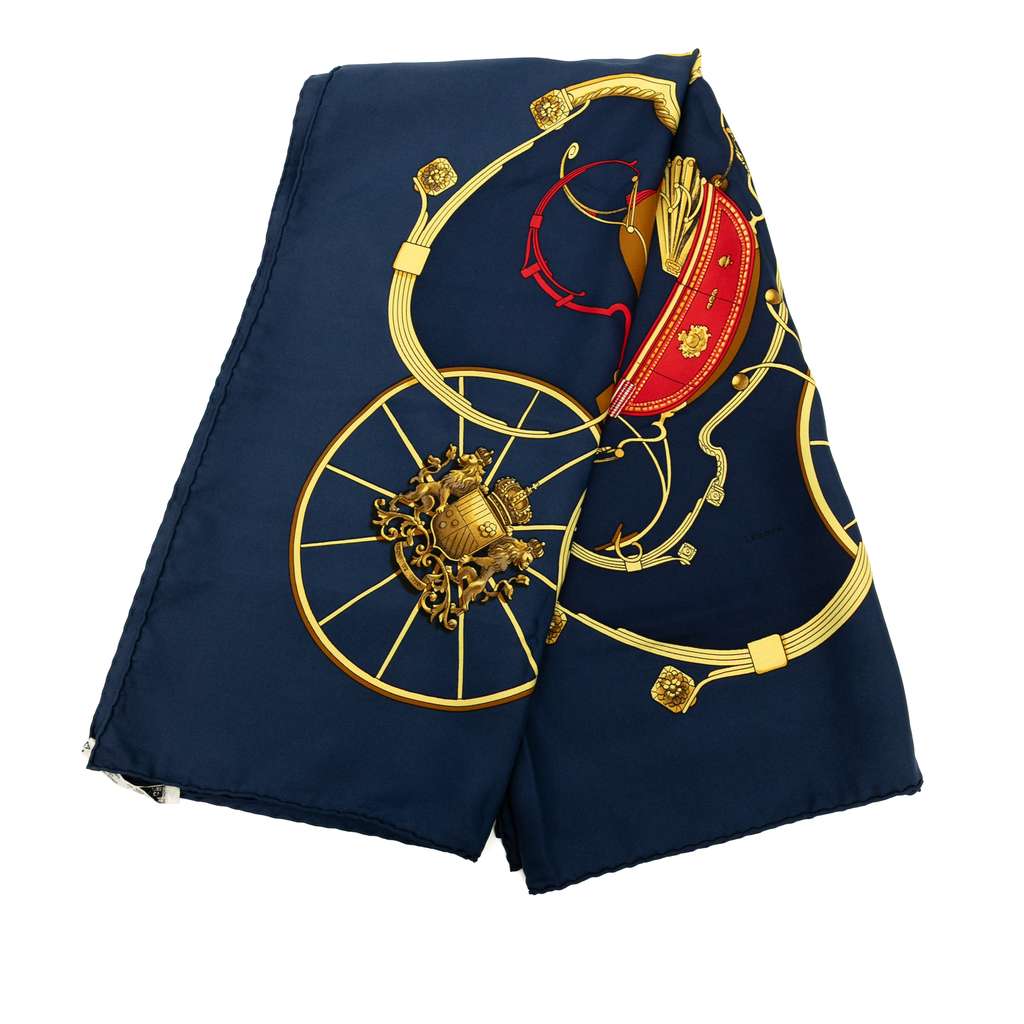 Hermès Springs Silk Scarf 90