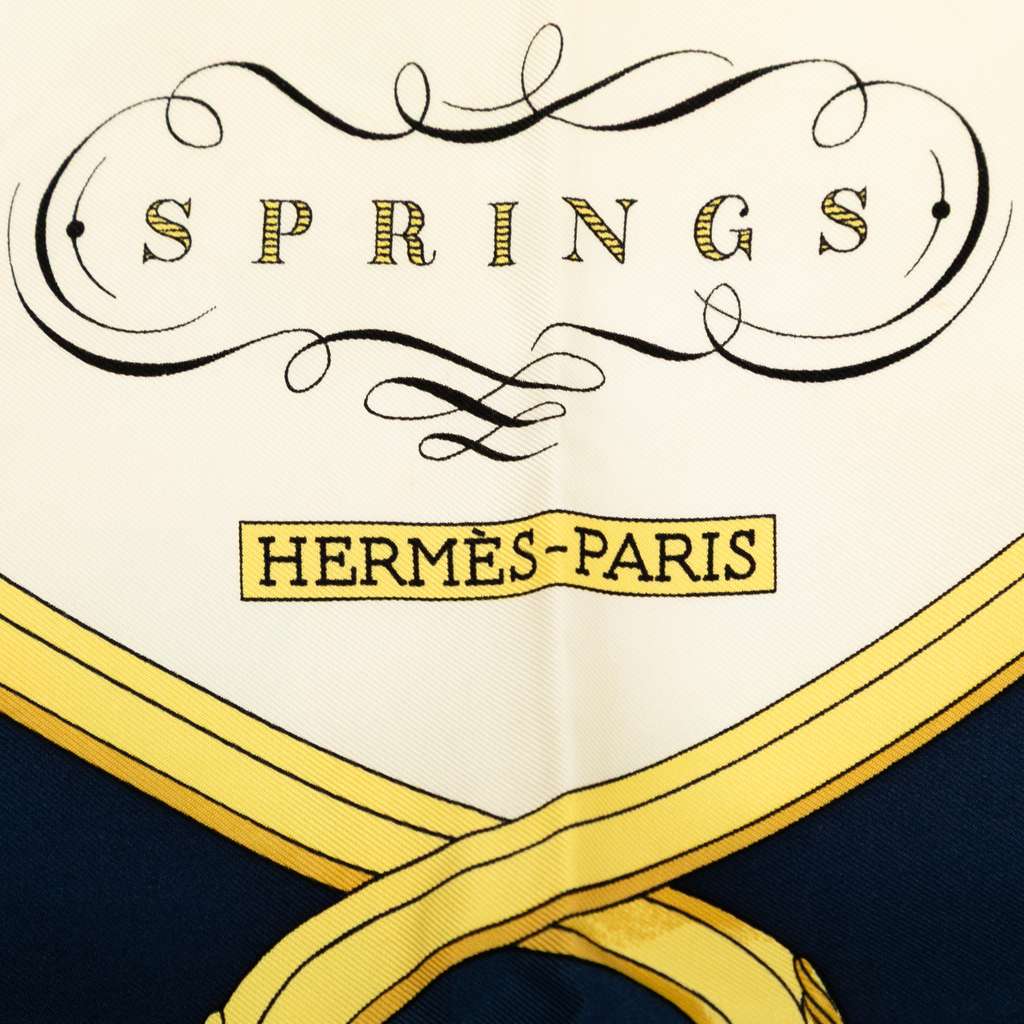 Hermès Springs Silk Scarf 90 - Image 6