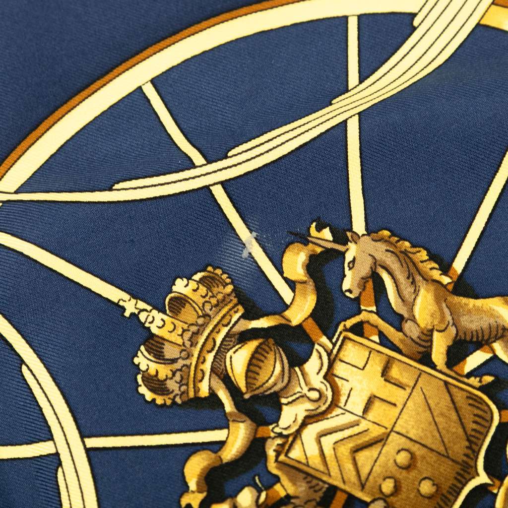 Hermès Springs Silk Scarf 90 - Detail 2