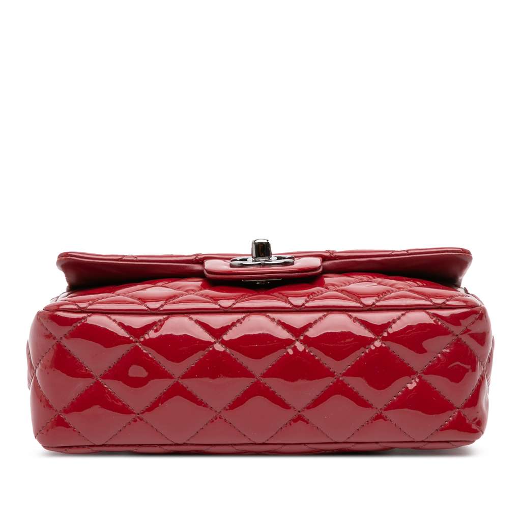 Chanel Mini Rectangular Classic Patent Single Flap - Image 6