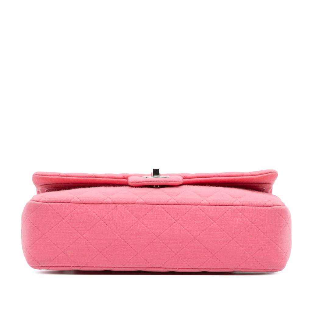Chanel Medium Classic Jersey Double Flap - Image 6