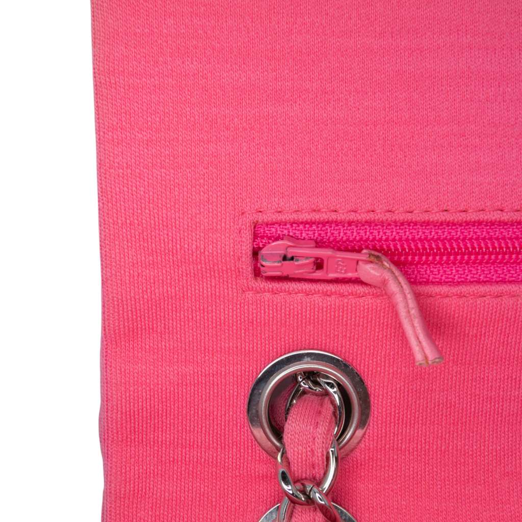 Chanel Medium Classic Jersey Double Flap - Image 12