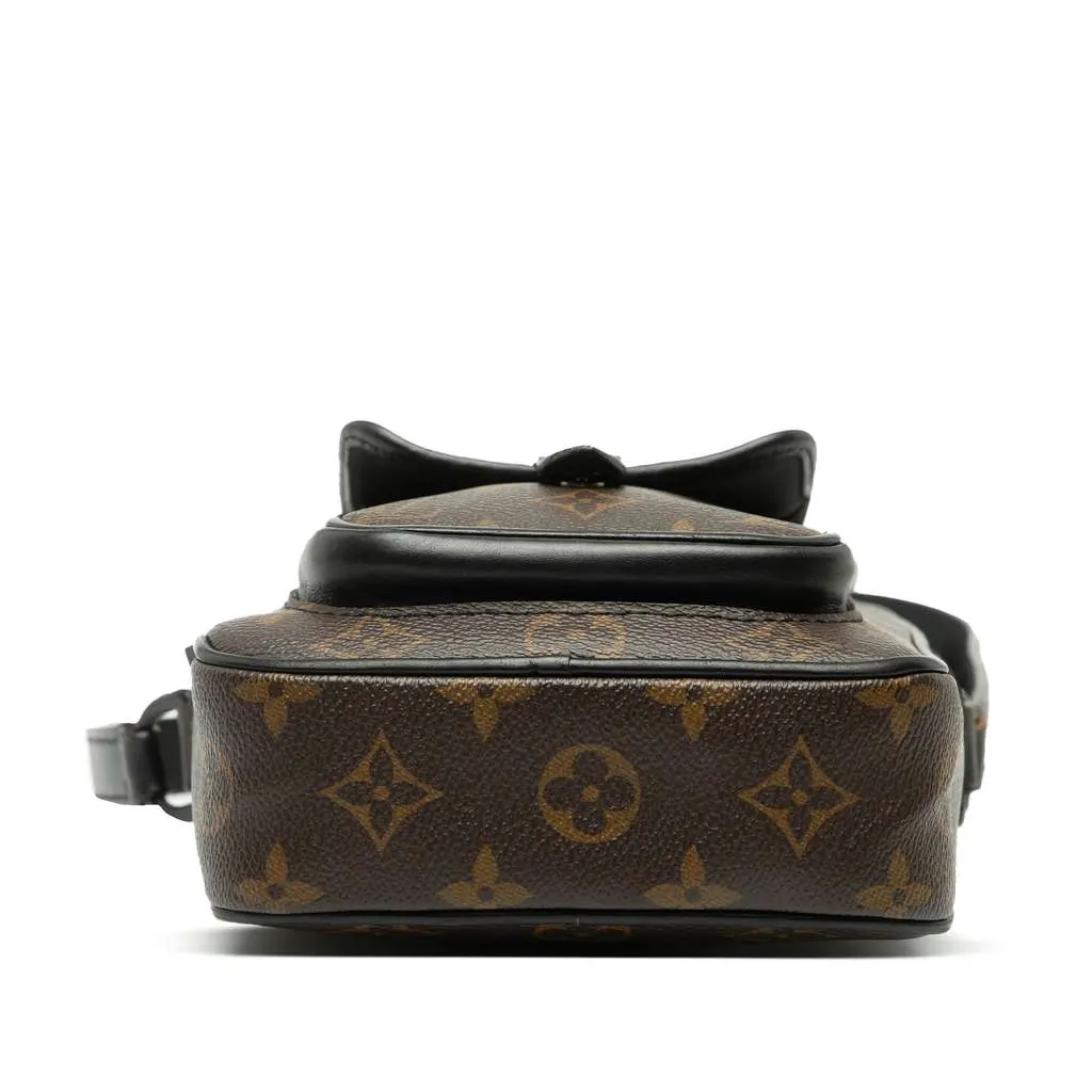 Louis Vuitton Monogram Macassar Christopher Wearable Brown Canvas Good - Inside View
