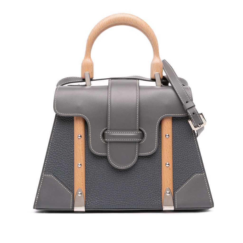 Goyard Leather Saigon Structured MM