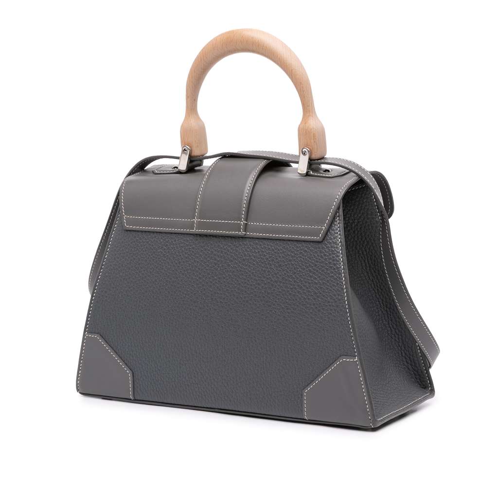 Goyard Leather Saigon Structured MM - Back view