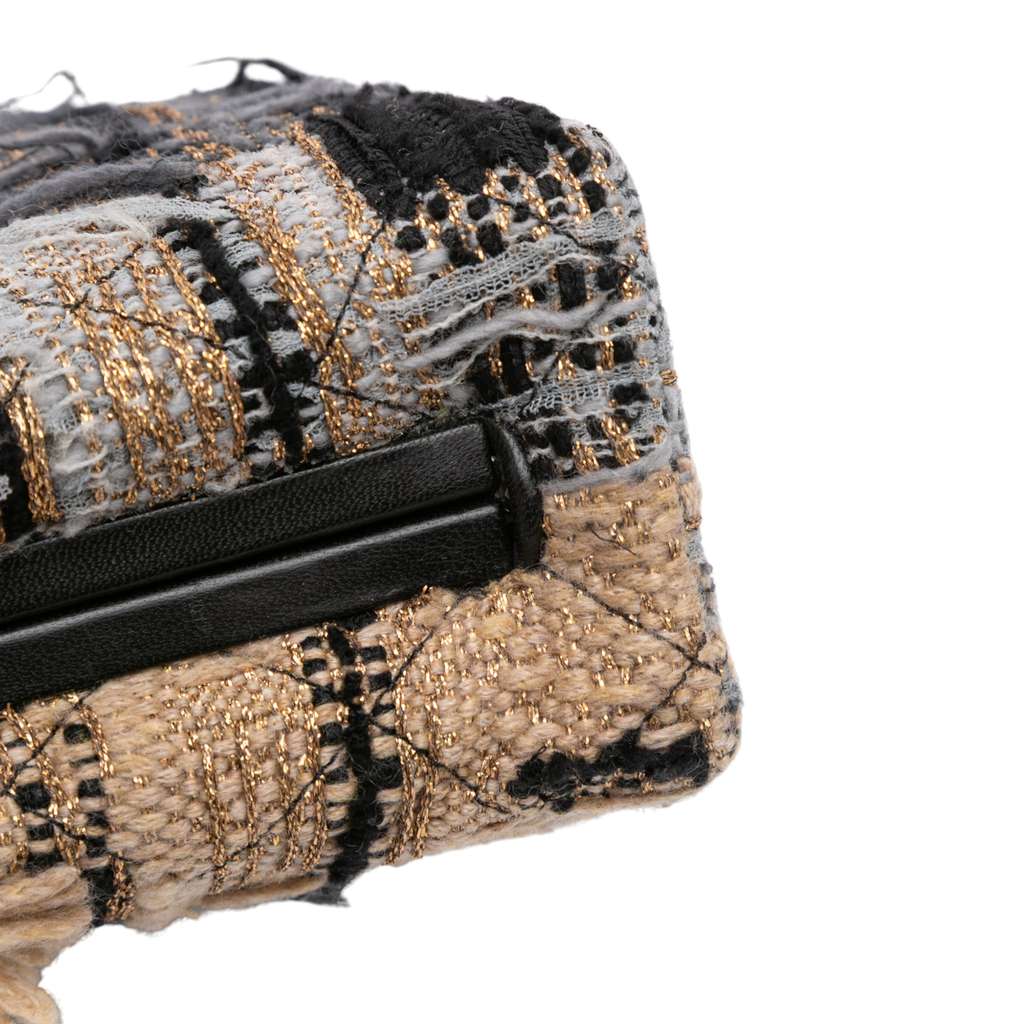 Chanel Multicolor Tweed Quadrato Box Crossbody Bag - Detail 2