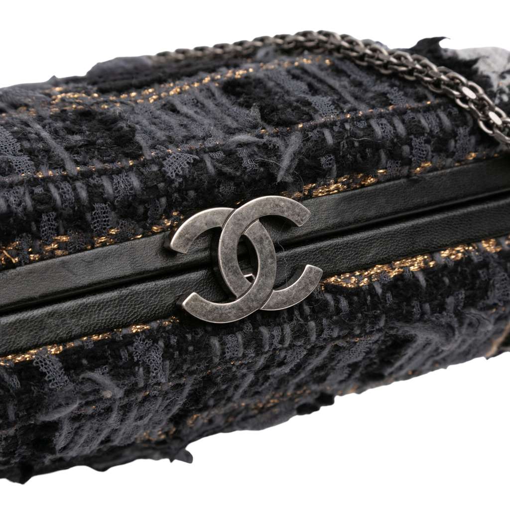 Chanel Multicolor Tweed Quadrato Box Crossbody Bag - Image 10