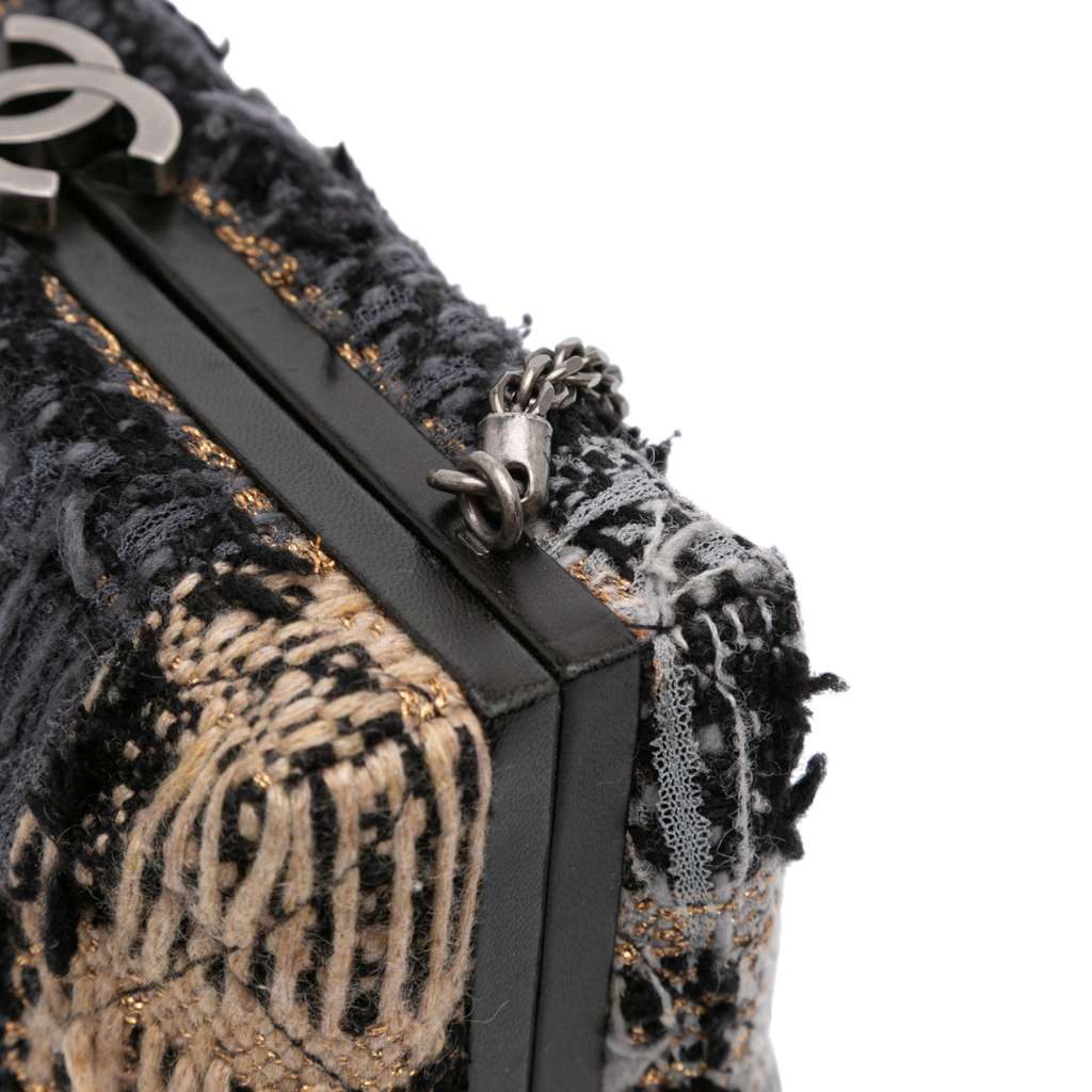 Chanel Multicolor Tweed Quadrato Box Crossbody Bag - Image 11