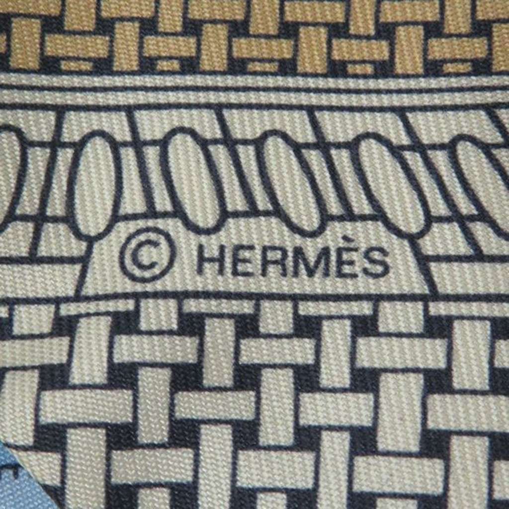 Hermès Objets de Curiosite Silk Twilly Scarf - Detail 1