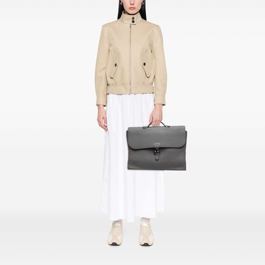 Hermès Togo Sac A Depeches 38 - Detail 1