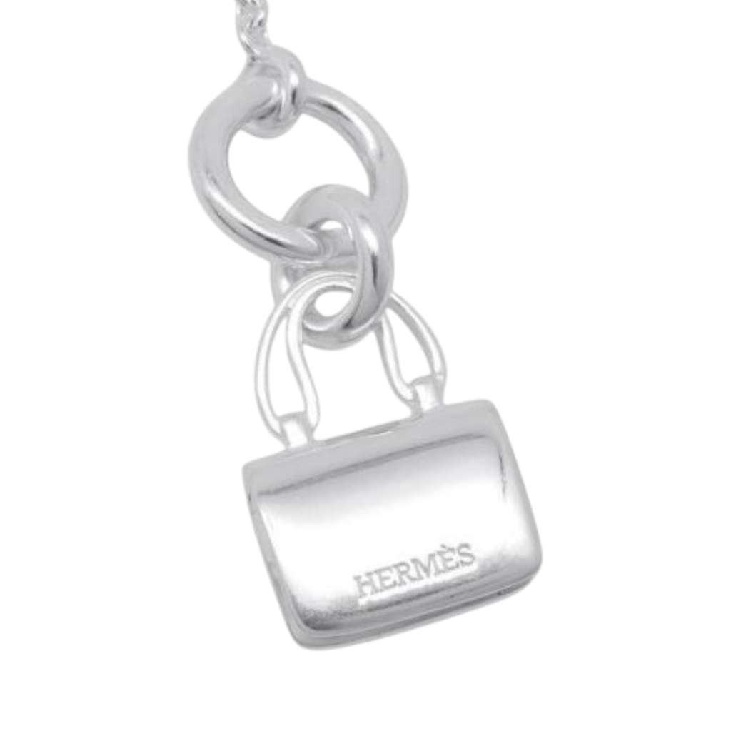 Hermès Sterling Silver Amulettes Constance Bracelet - Image 6