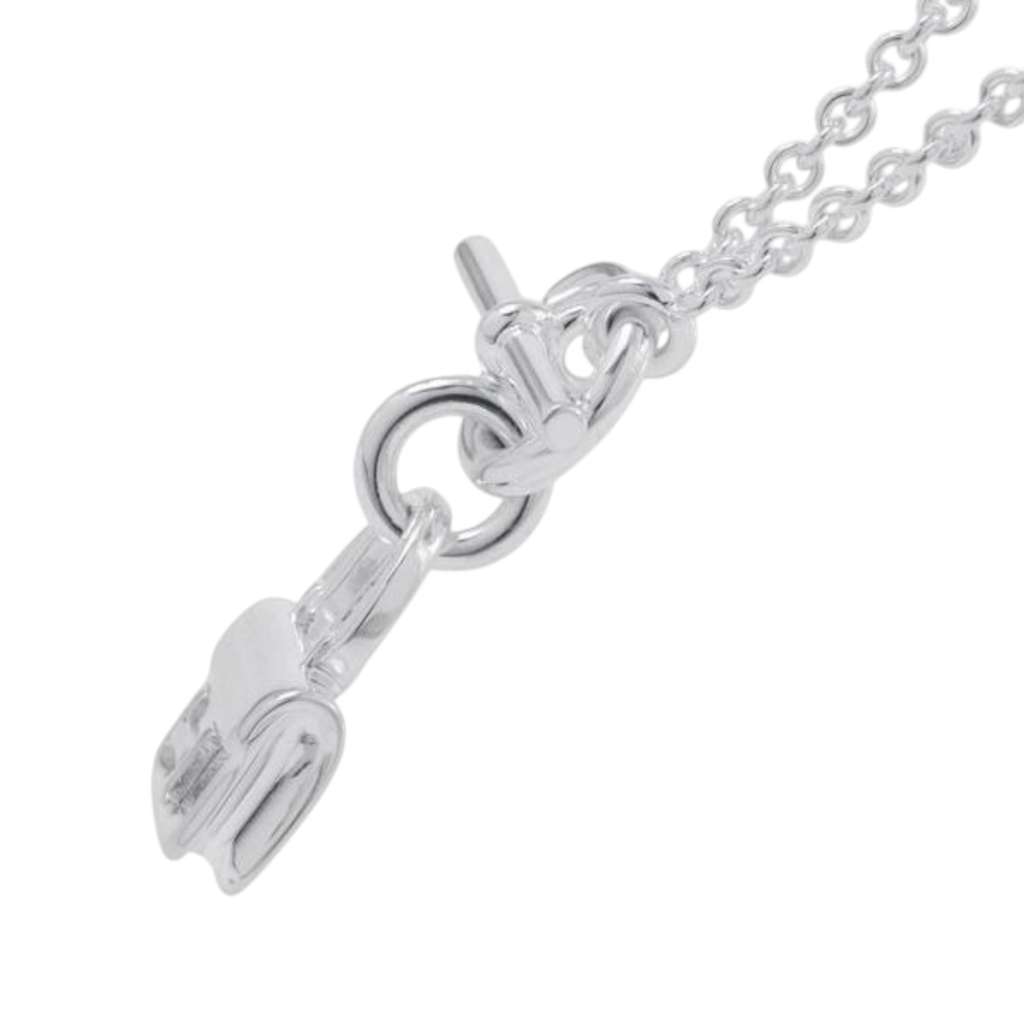 Hermès Sterling Silver Amulettes Constance Bracelet - 4