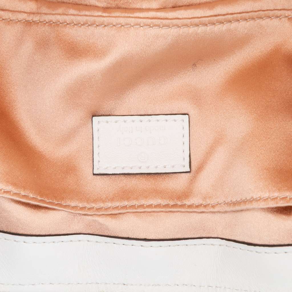 Gucci Small Leather Horsebit Chain Satchel - Side view