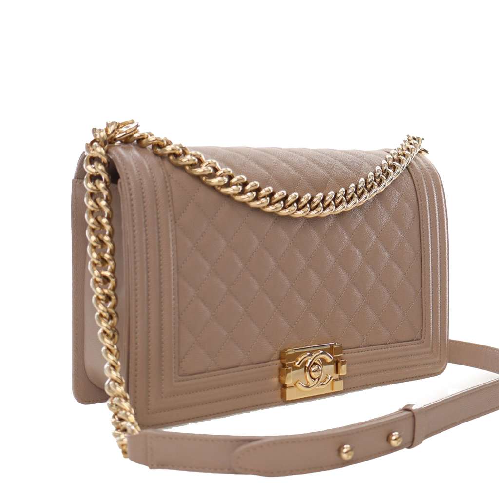 Chanel Old Medium Quilted Caviar Boy Flap - 2