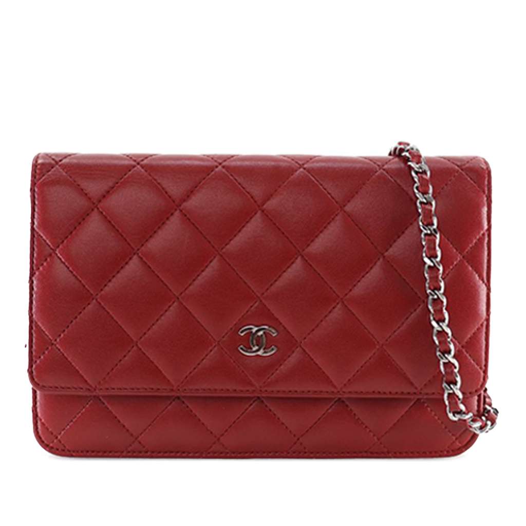 Chanel CC Quilted Lambskin Wallet on Chain