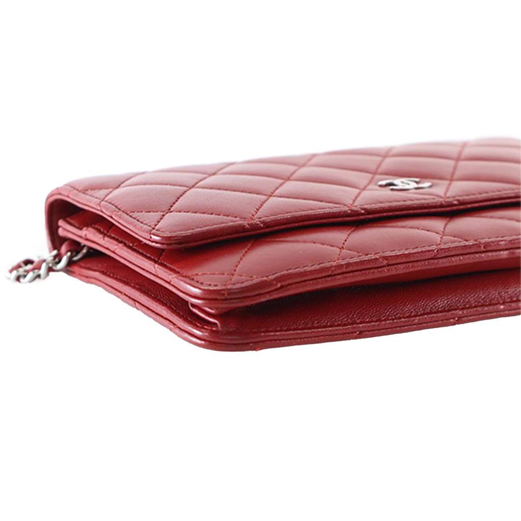 Chanel CC Quilted Lambskin Wallet on Chain - Image 13