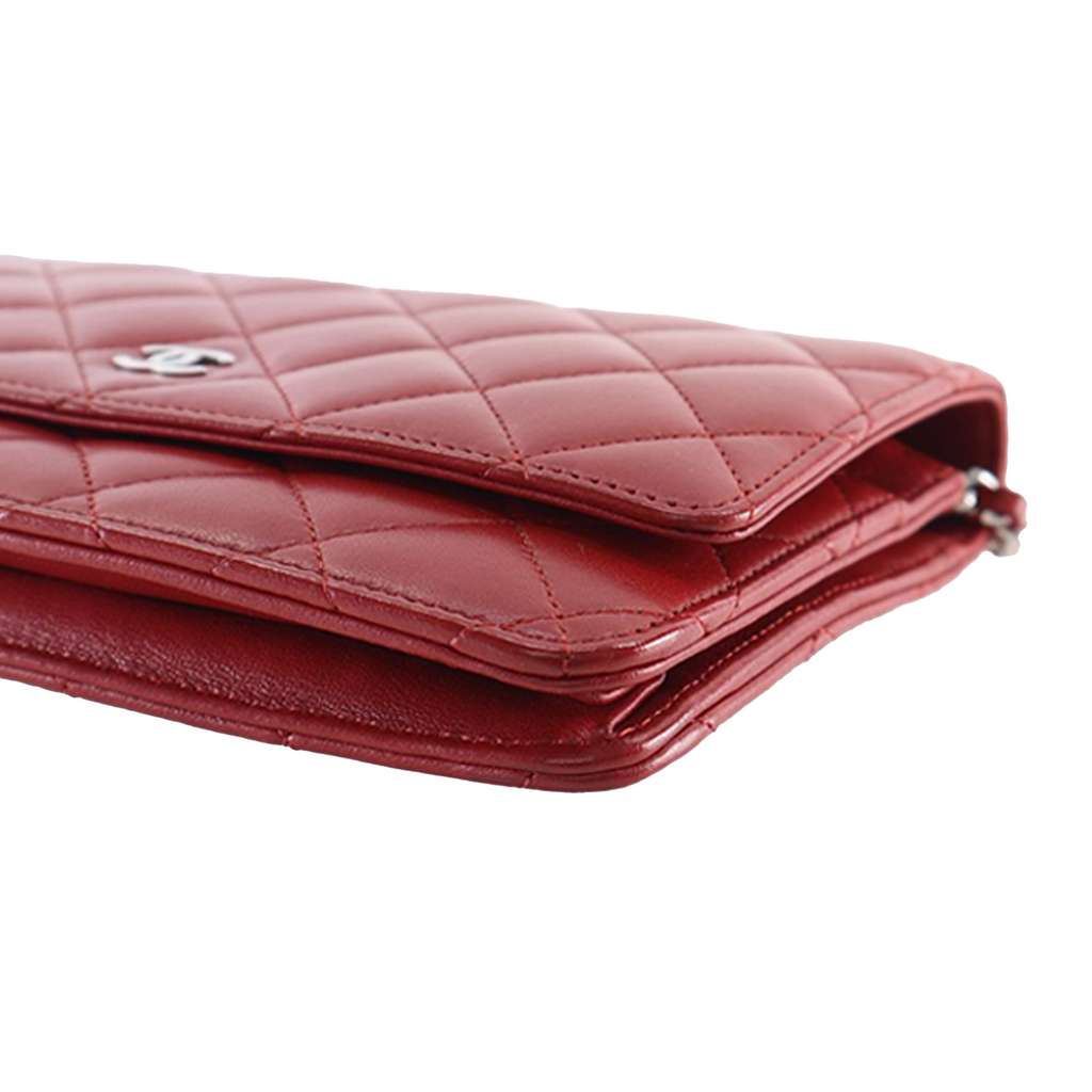 Chanel CC Quilted Lambskin Wallet on Chain - Image 14