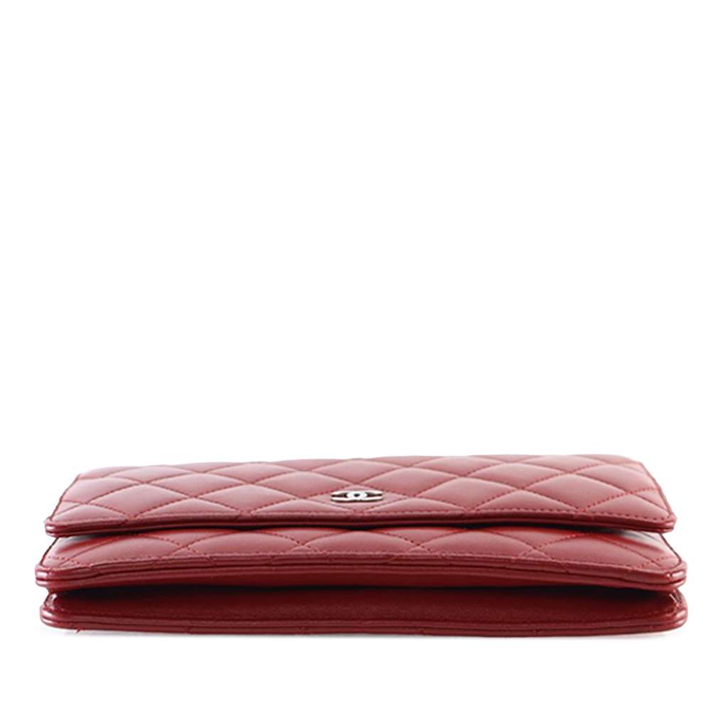Chanel CC Quilted Lambskin Wallet on Chain - Image 6