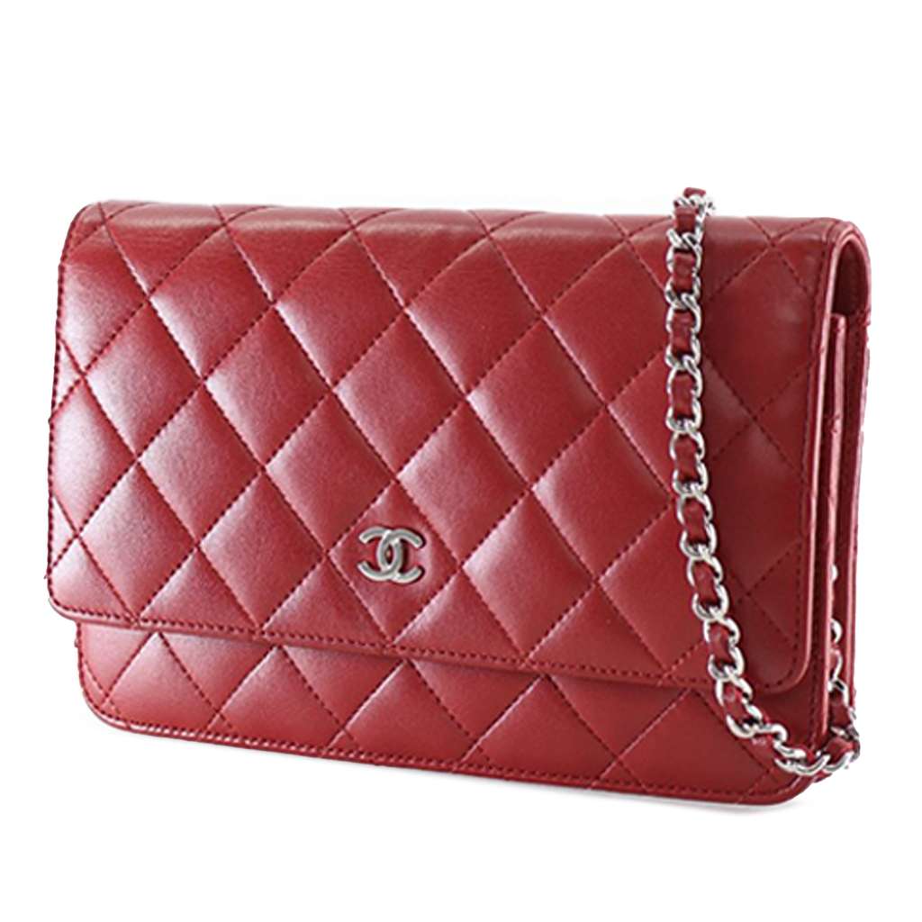 Chanel CC Quilted Lambskin Wallet on Chain - Image 10