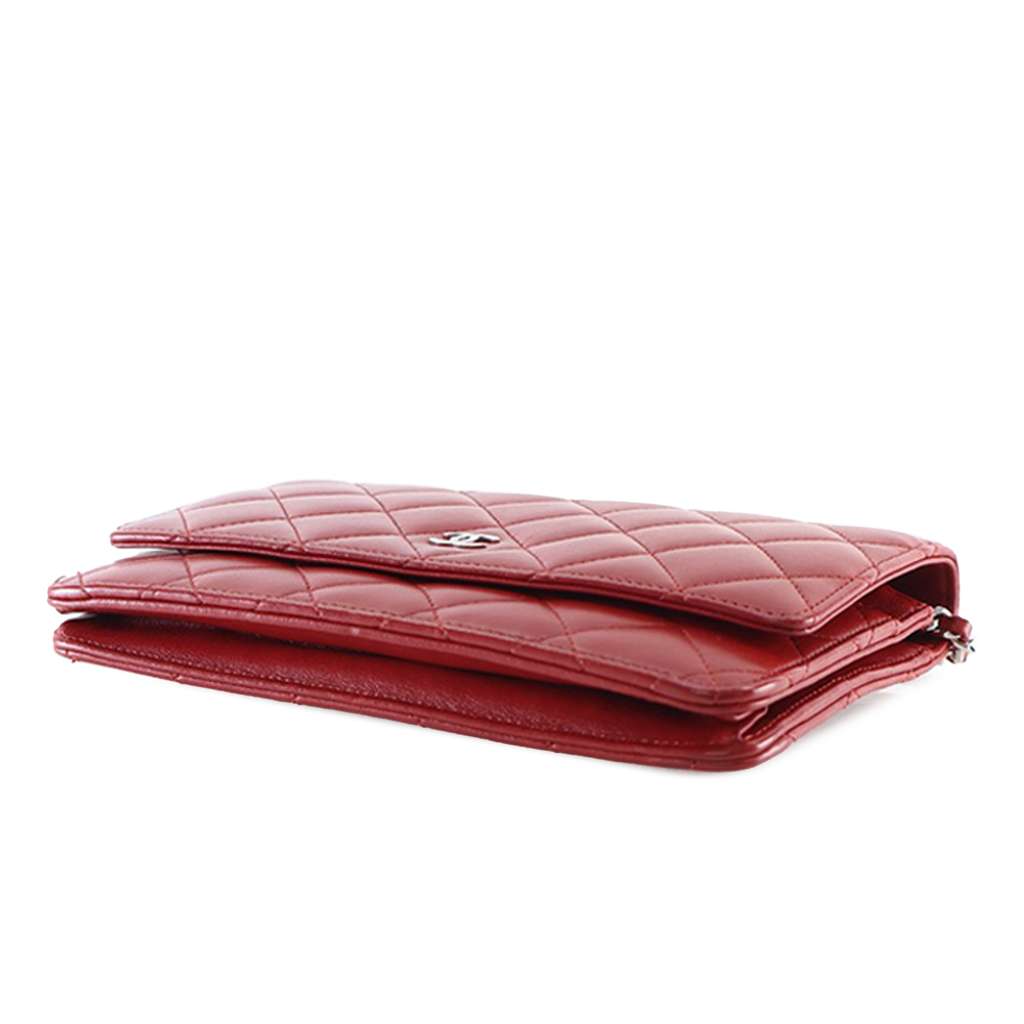 Chanel CC Quilted Lambskin Wallet on Chain - Image 11