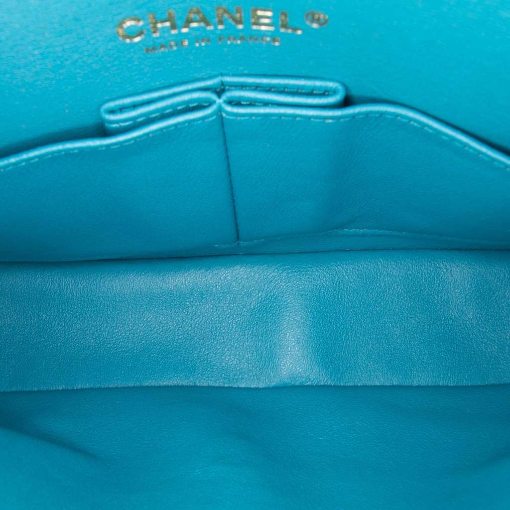 Chanel Small Classic Lambskin Rainbow Hardware Double Flap - 4