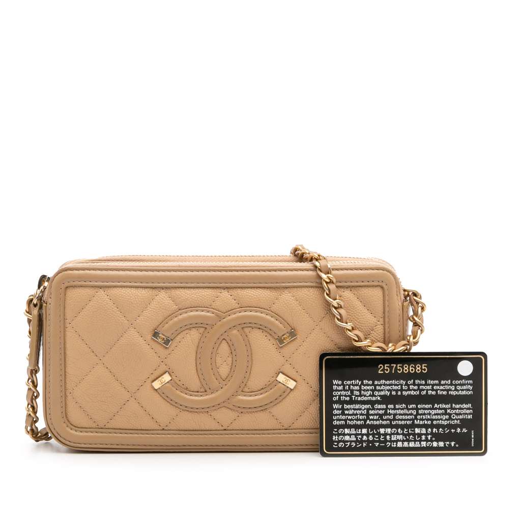 Chanel Caviar CC Filigree Crossbody - Image 17