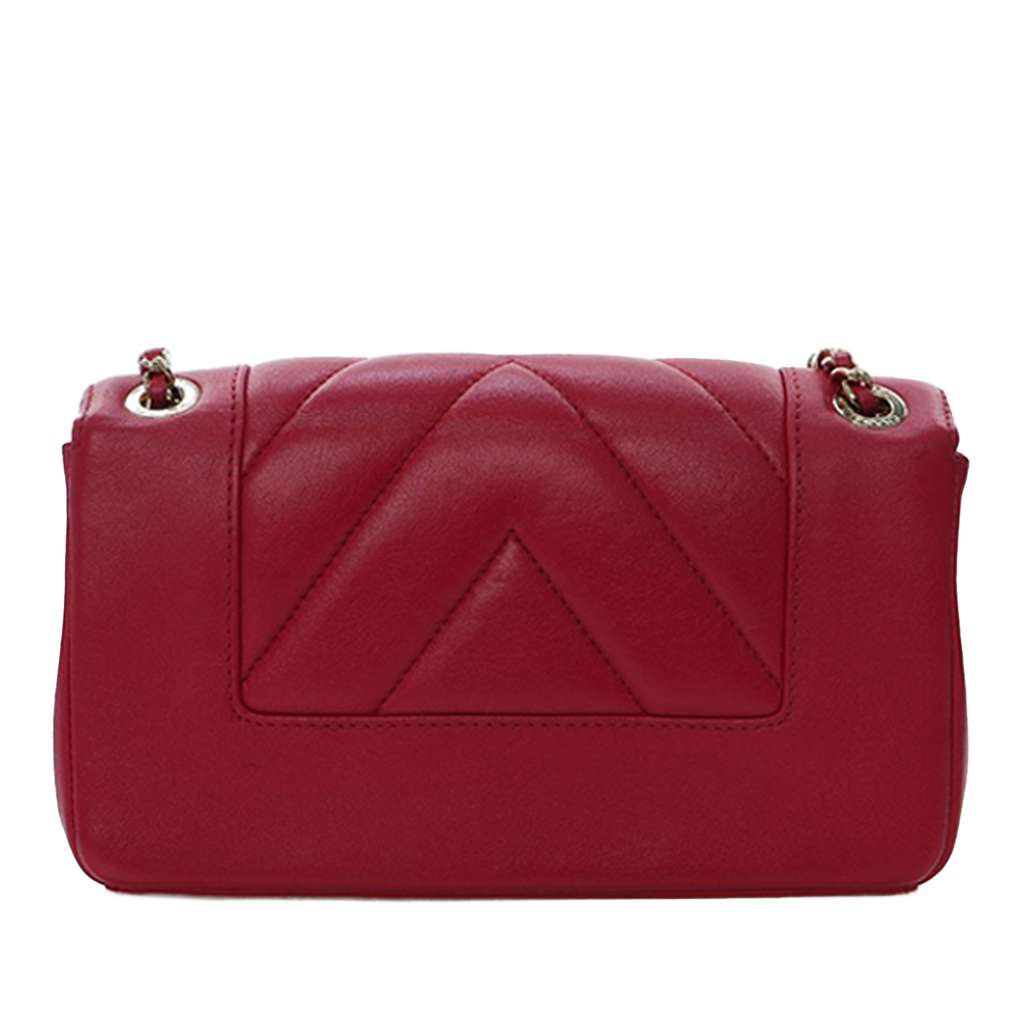 Chanel Mini Quilted Chevron Sheepskin Mademoiselle Vintage Flap - 4