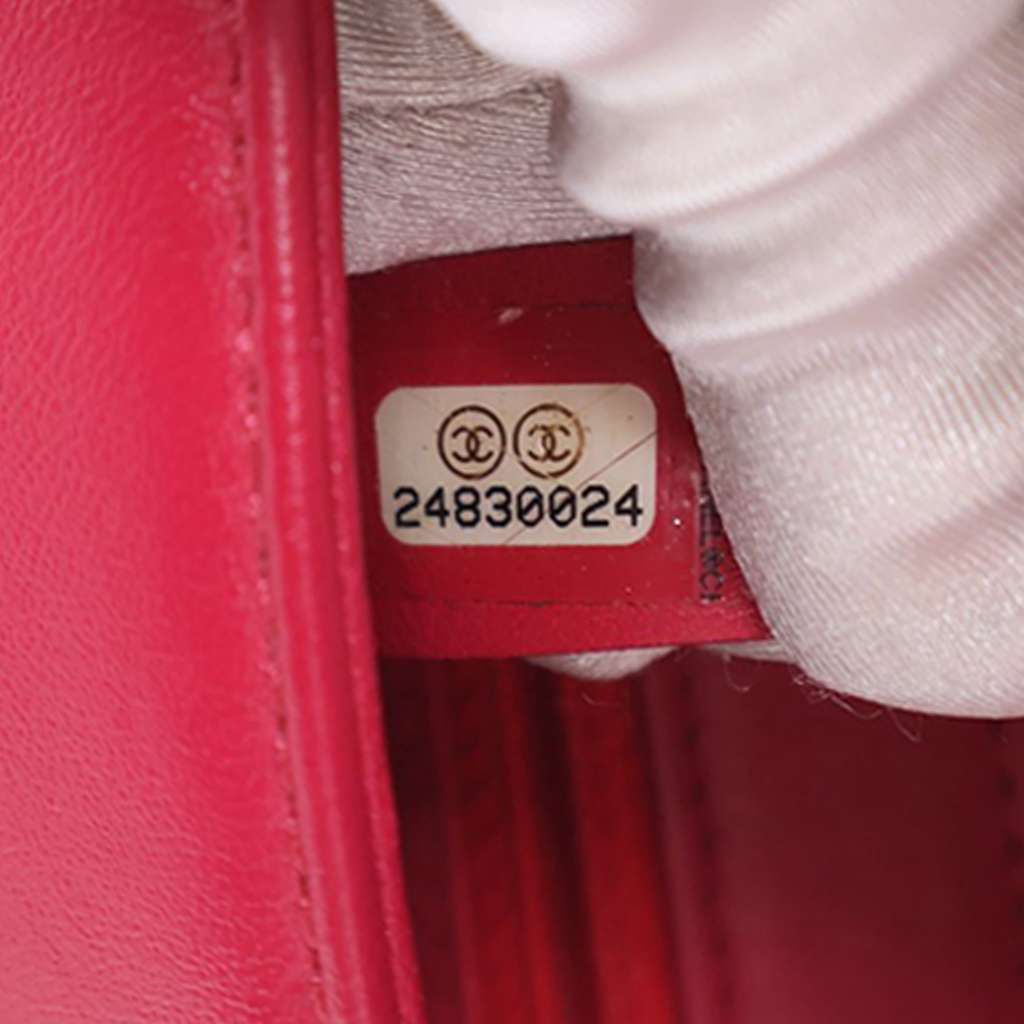 Chanel Mini Quilted Chevron Sheepskin Mademoiselle Vintage Flap - Image 12