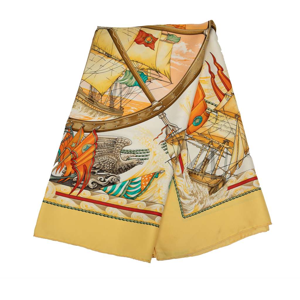 Hermès Vive le Vent Silk Scarf