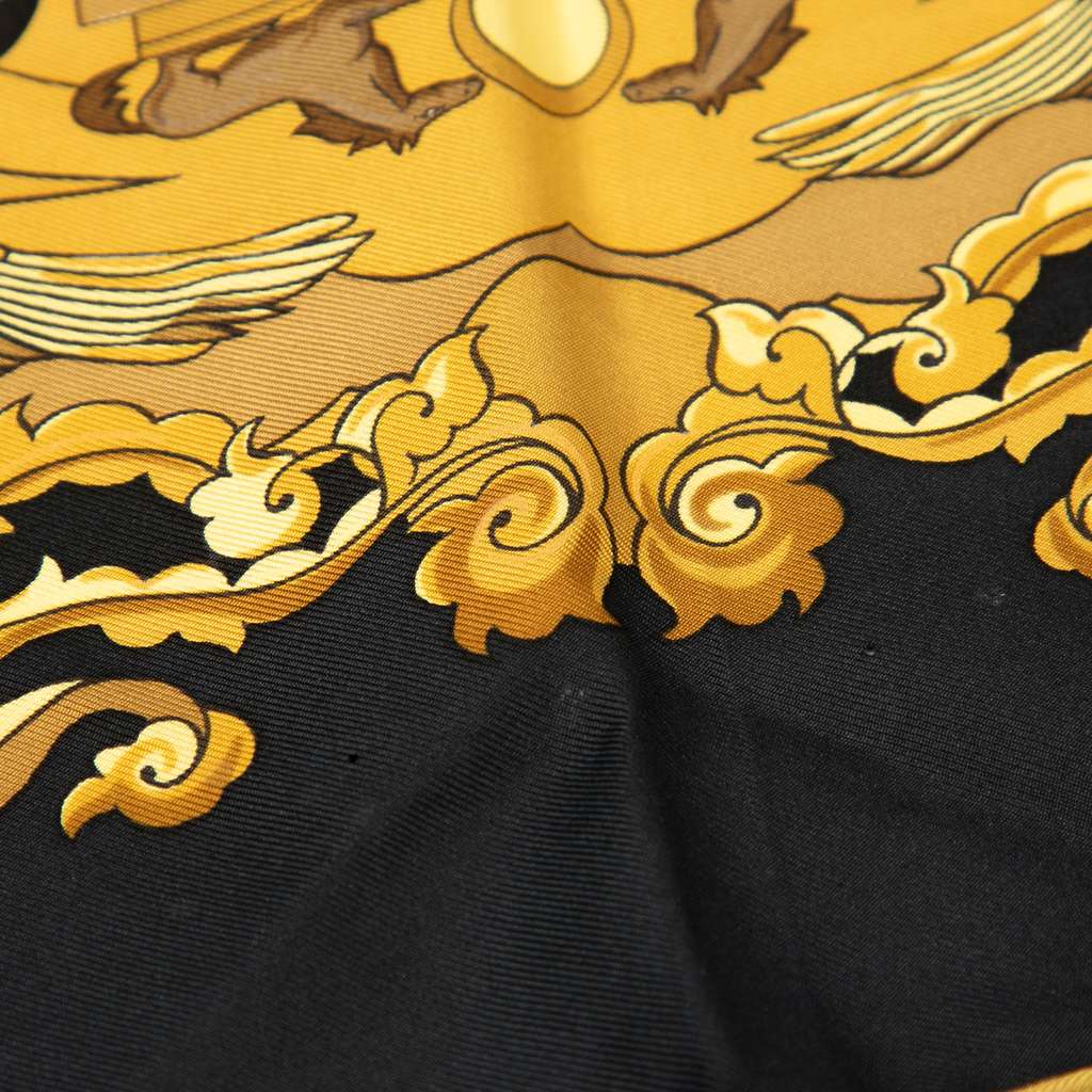 Hermès Le Mors a La Conetable Silk Twilly Scarf - Detail 2