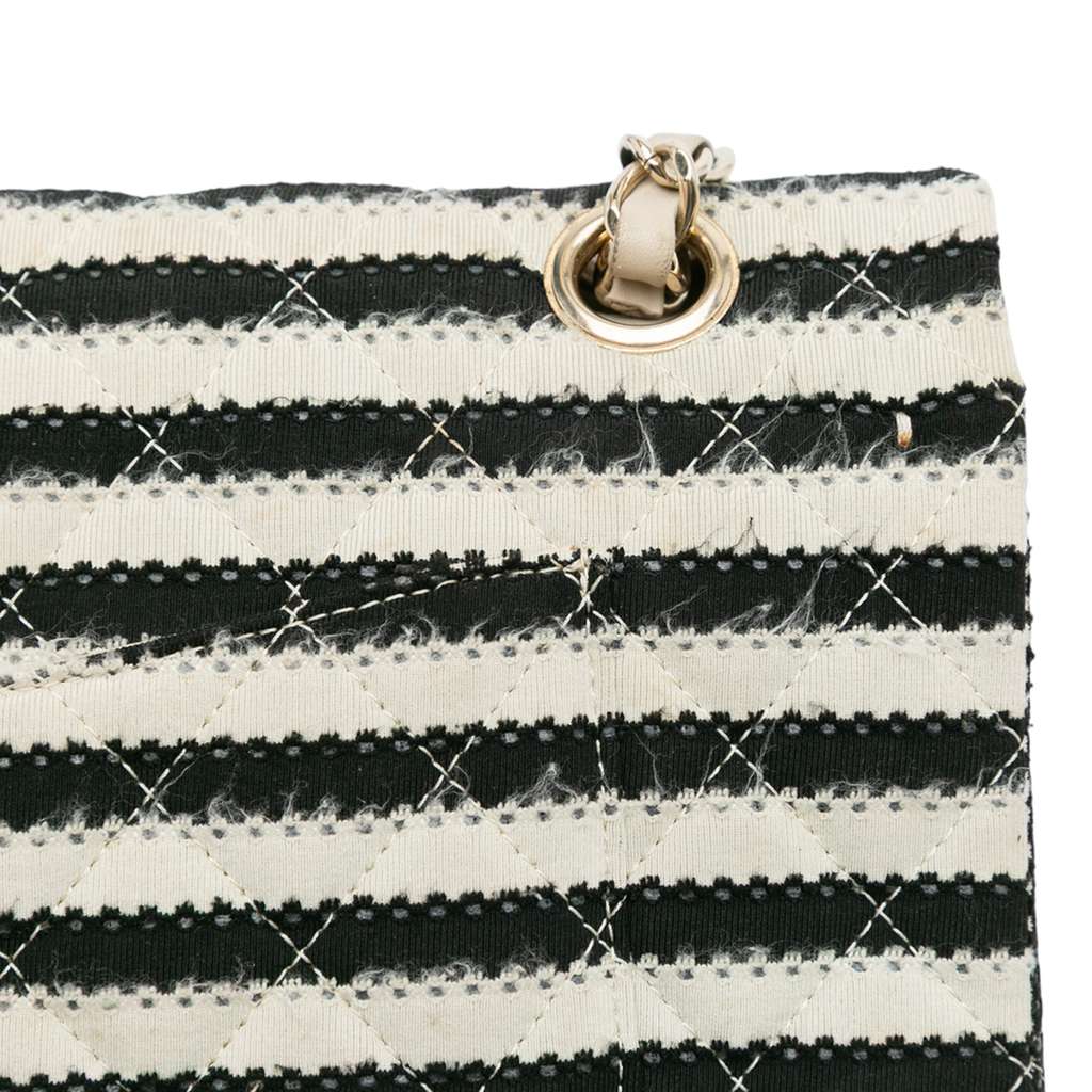 Chanel Medium Classic Jersey Coco Sailor Double Flap - Image 13