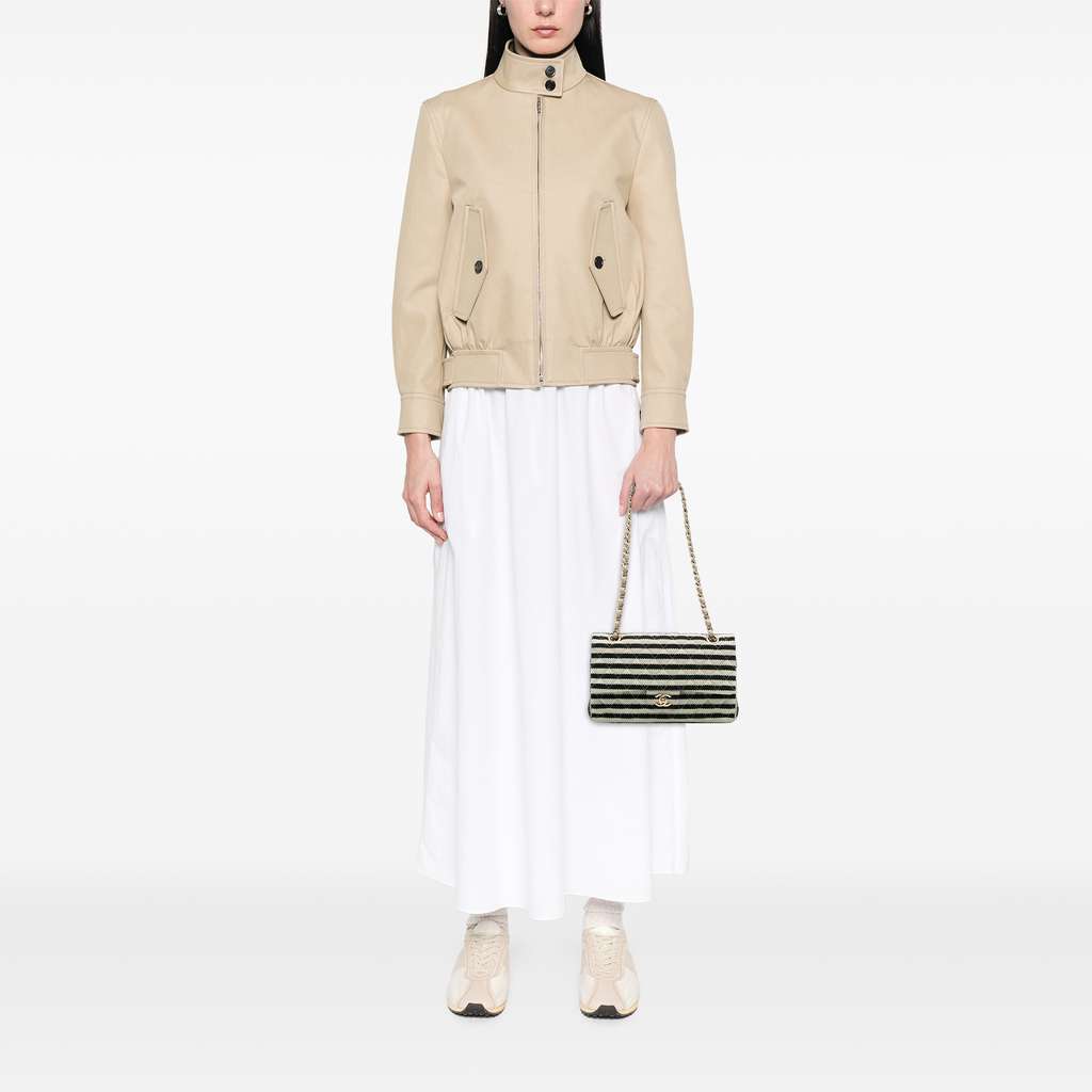 Chanel Medium Classic Jersey Coco Sailor Double Flap - Image 14