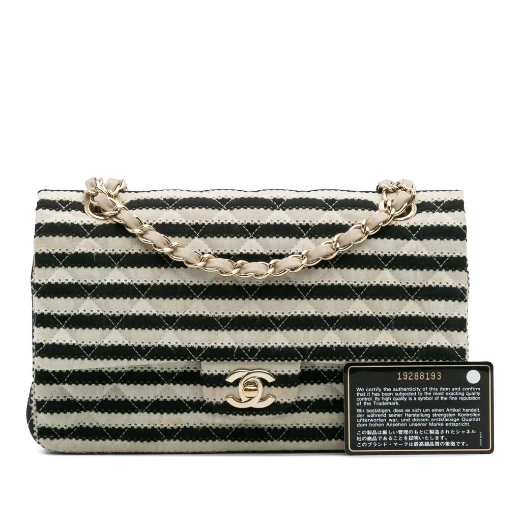 Chanel Medium Classic Jersey Coco Sailor Double Flap - Image 15