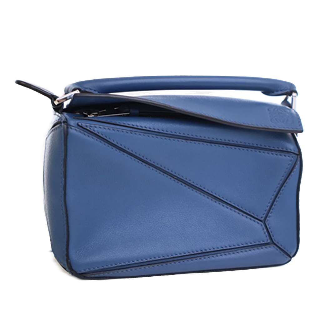 Loewe Mini Calfskin Puzzle Satchel - Back view