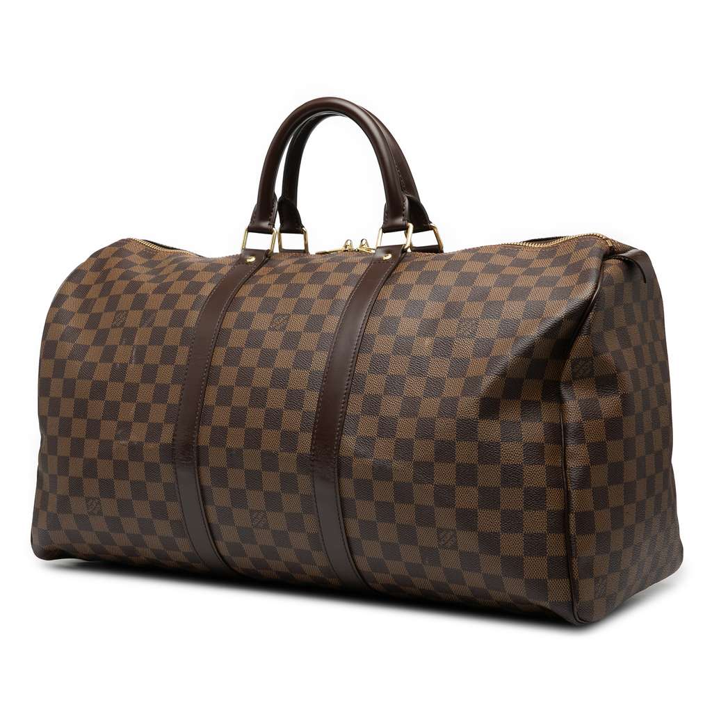 Louis Vuitton Damier Ebene Keepall 50 - Back view