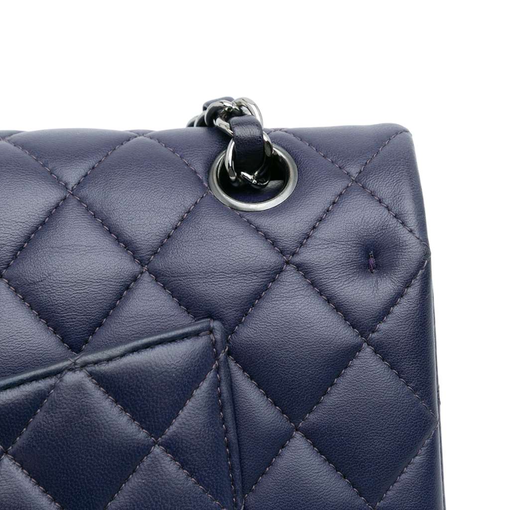 Chanel Medium Classic Lambskin Double Flap - Image 14