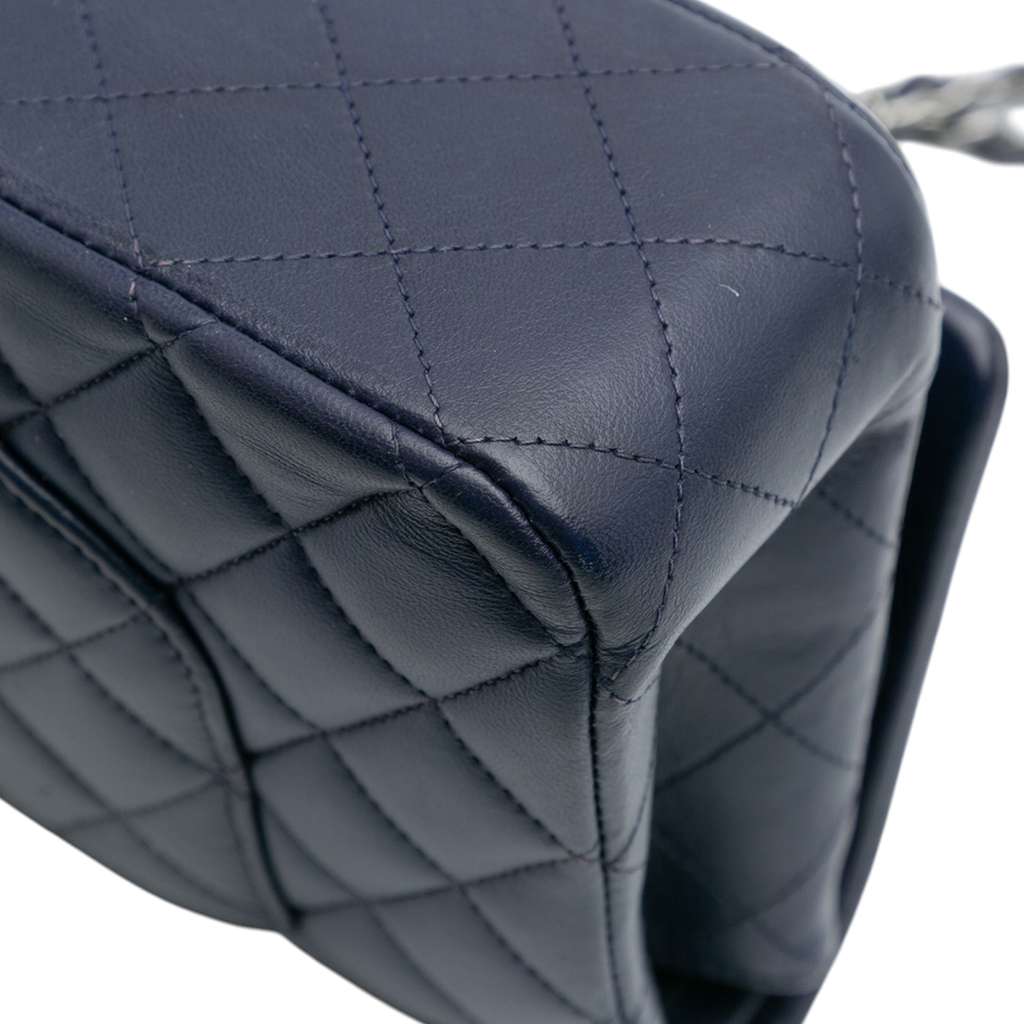 Chanel Medium Classic Lambskin Double Flap - Image 11